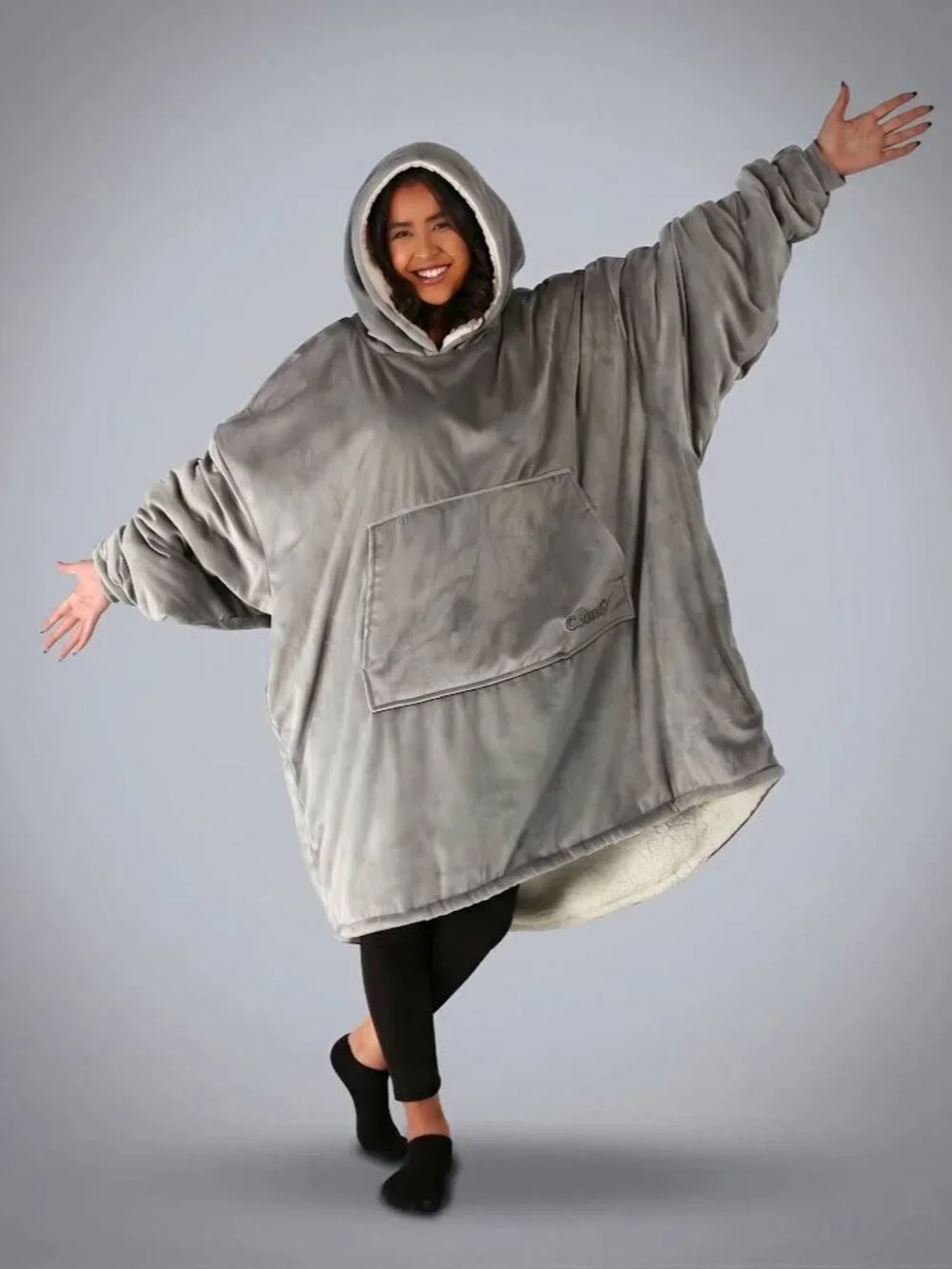 BRAND NEW THE COMFY Original Wearable Blanket IN CHARCOAL